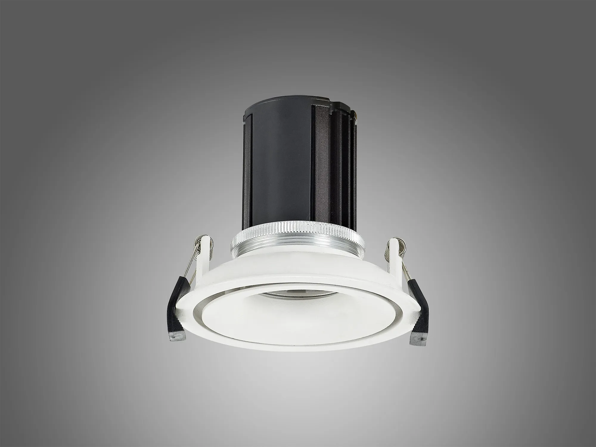 Bolor 10 Tridonic Powered 10W 2700K 710lm 36° CRI>90 LED Engine White/White Fixed Recessed Spotlight, IP20 DM201017  Dlux Bolor 10